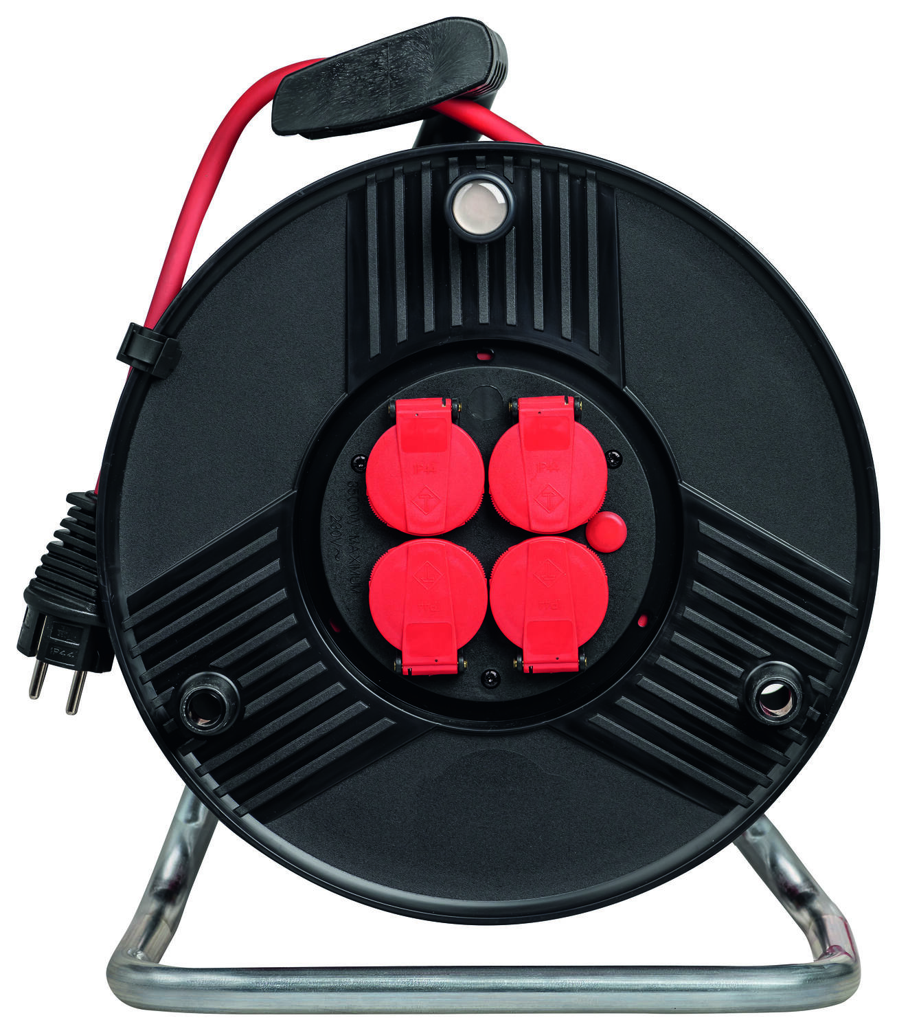 Enrouleur câble électrique Chantier 4 prises 25m - INVENTIV
