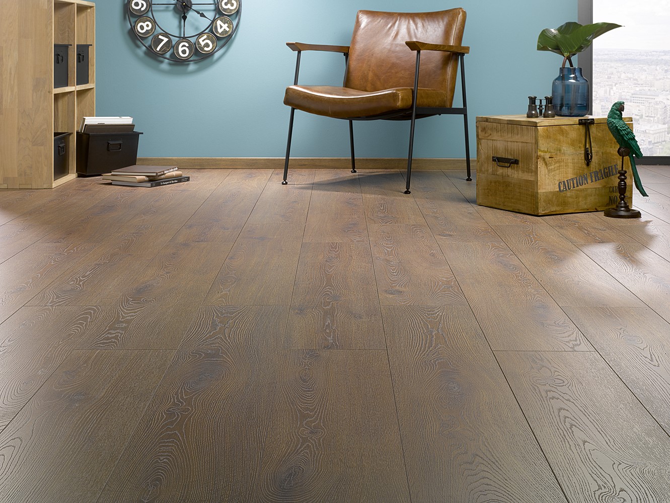 Revêtement de sol stratifié Solclic 1233 chêne louisiane - INVENTIV