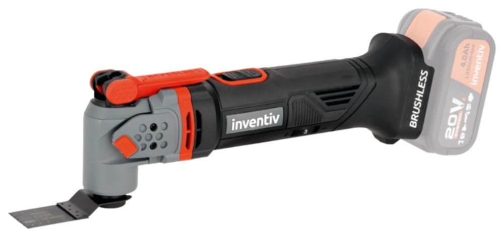 Outil multifonction sans fil brushless 20V (sans batterie) - INVENTIV