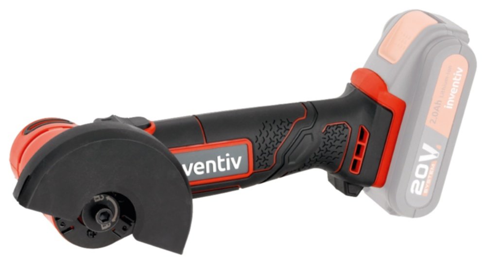 Meuleuse sans fil 76mm 20V (sans batterie) - INVENTIV