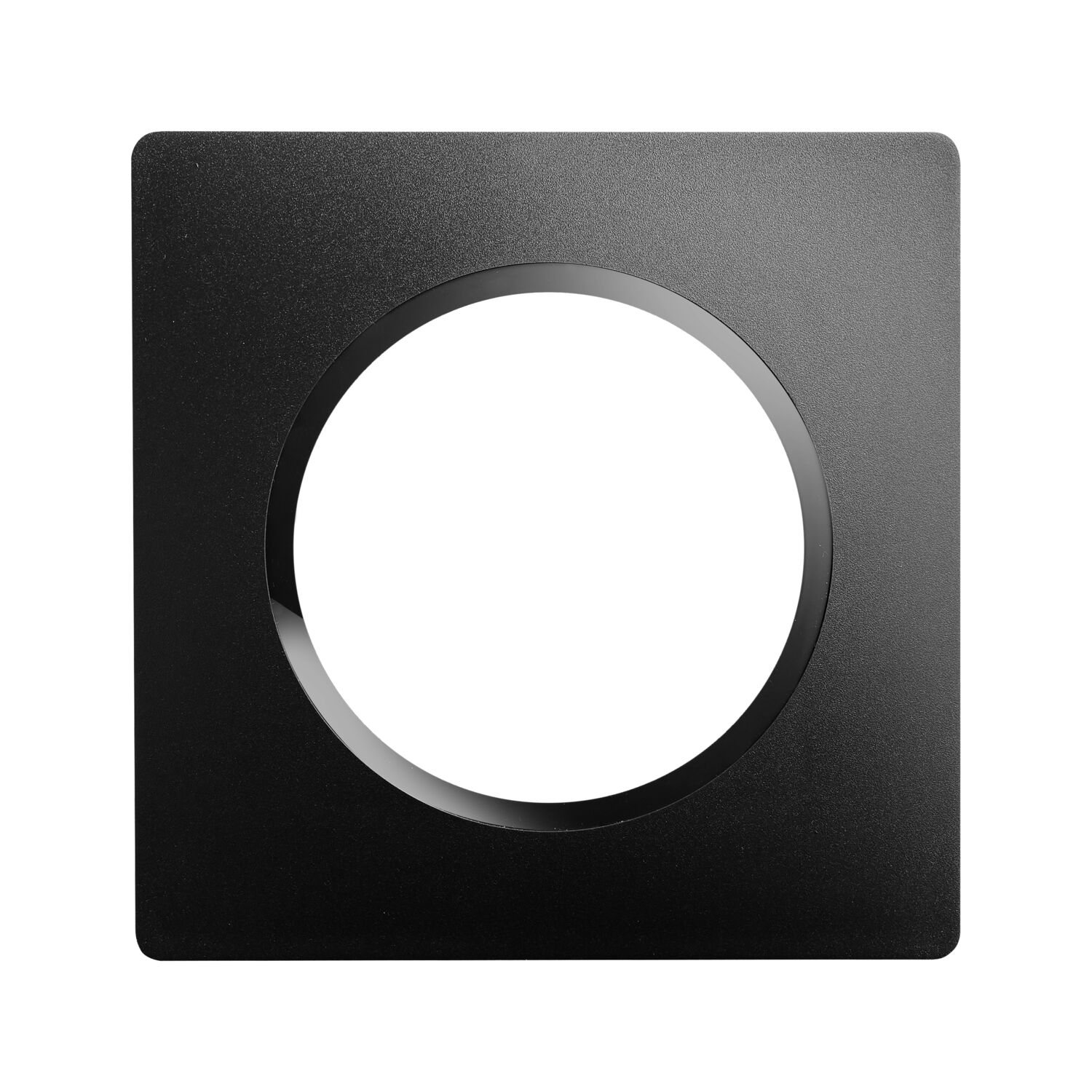 Plaque 1 Poste Eclipse Noir - INVENTIV