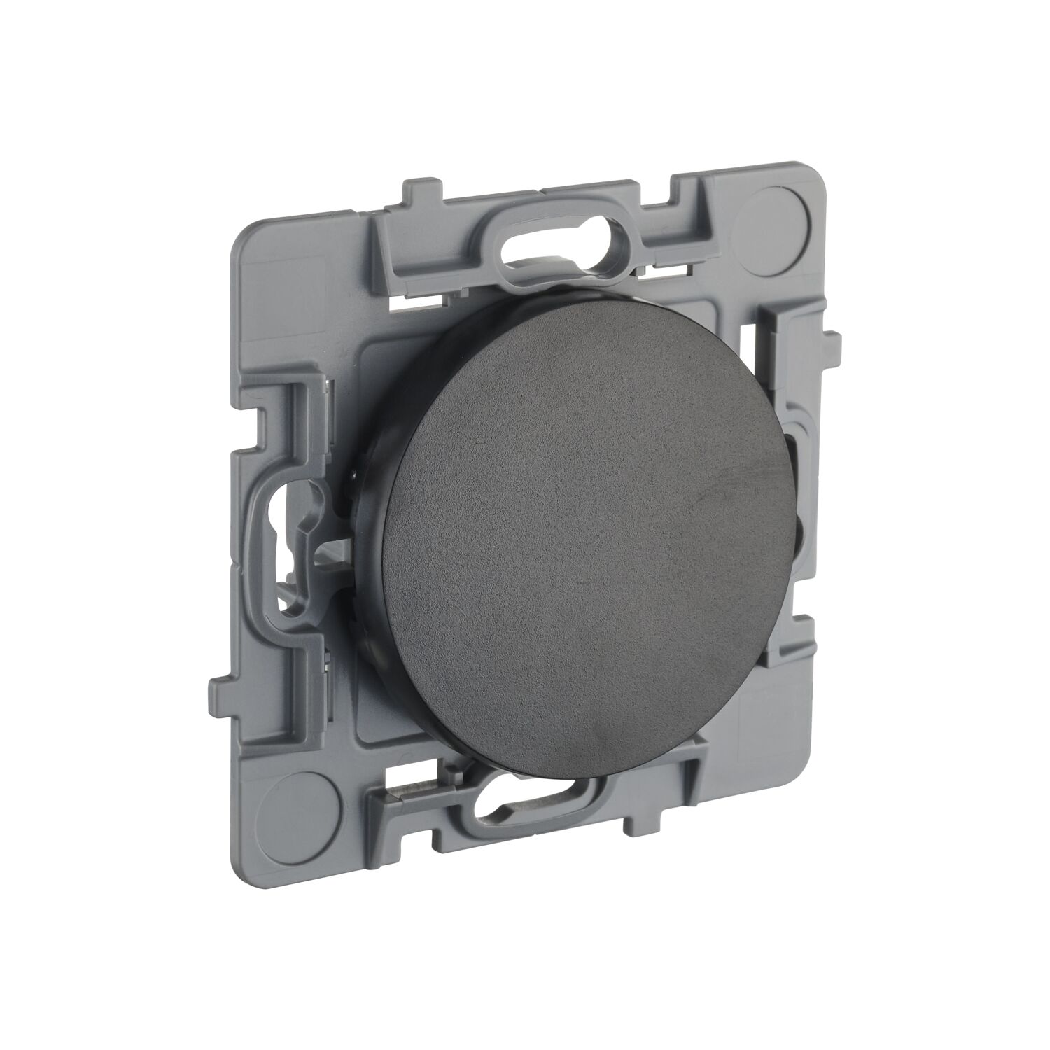 Bouton poussoir Eclipse noir - INVENTIV