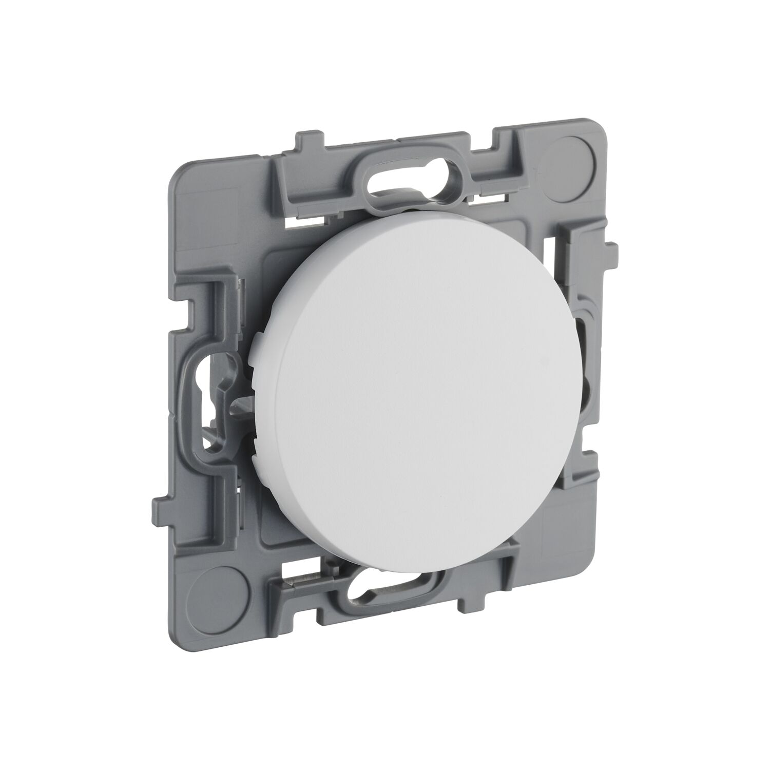 Bouton poussoir Eclipse blanc - INVENTIV