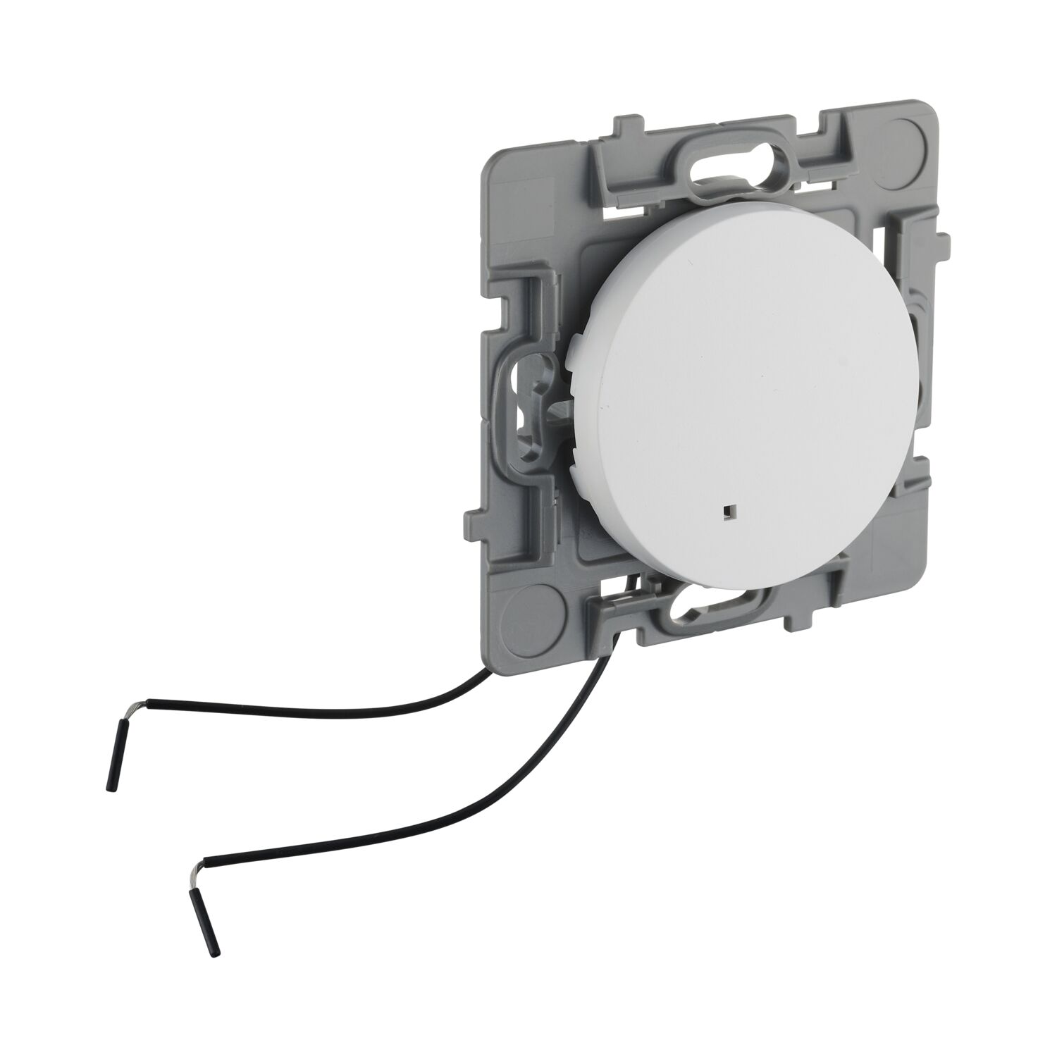 Bouton poussoir Eclipse lumineux blanc - INVENTIV