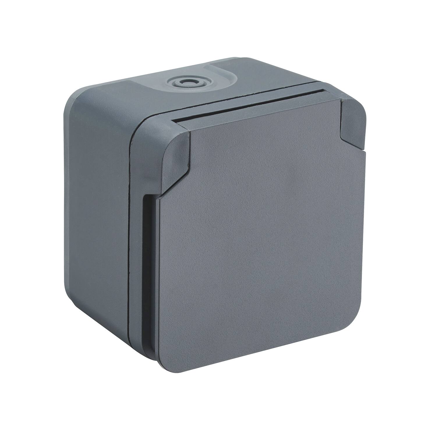 Prise 2P+T étanche Terra IP55 Anthracite - INVENTIV