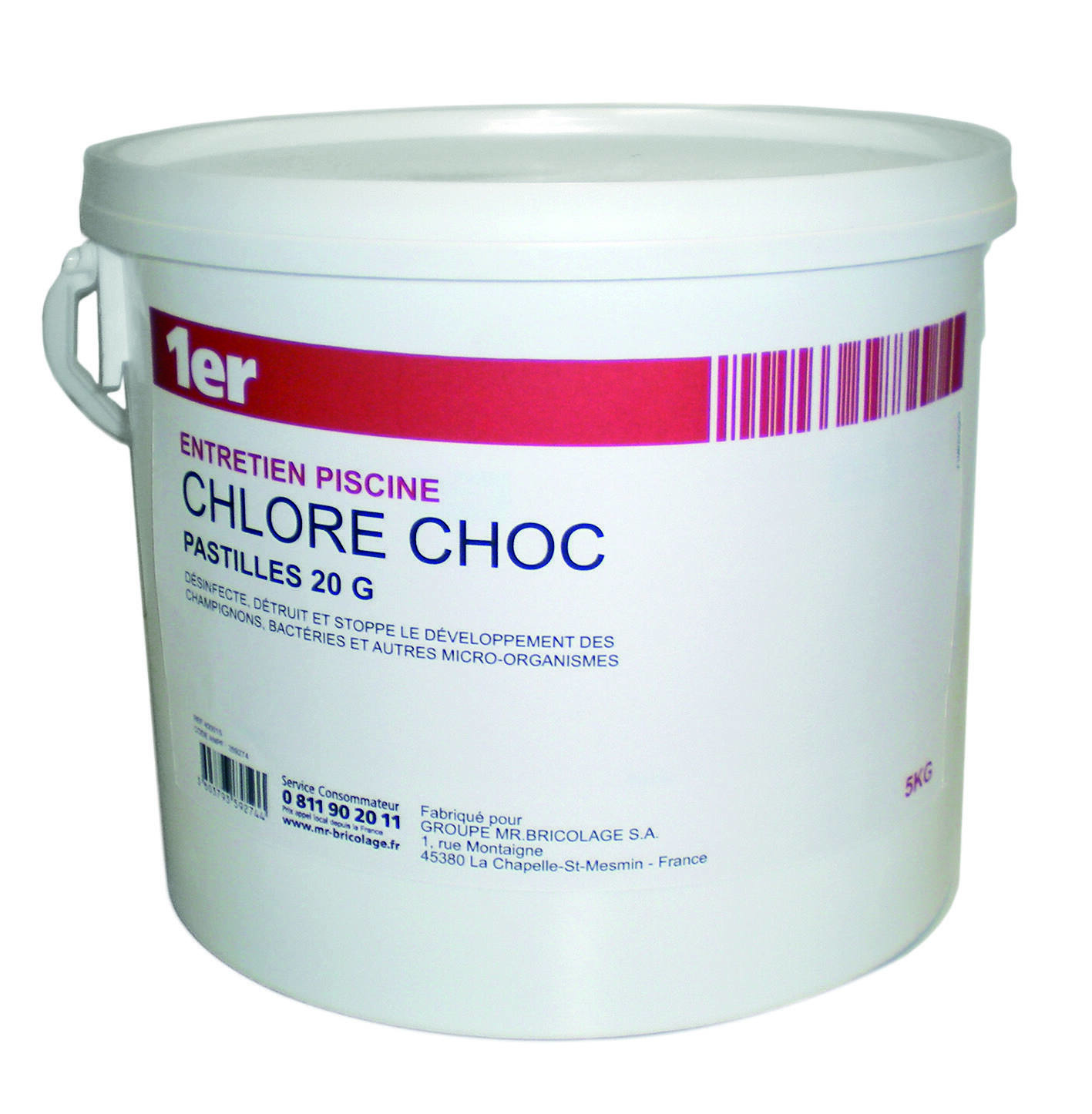 Chlore rapide 5 kg - 1ER