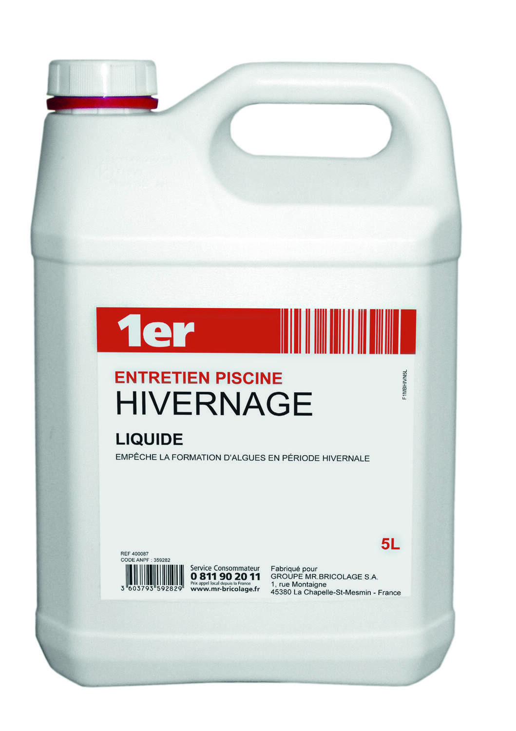 Entretien piscine hivernage 5 L - 1ER