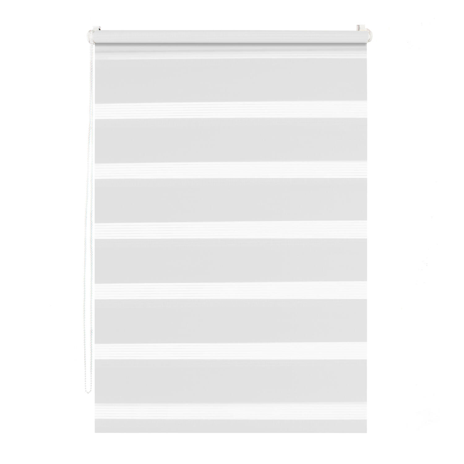 Store enrouleur Jour/Nuit sans perçage blanc 120x185cm - INVENTIV