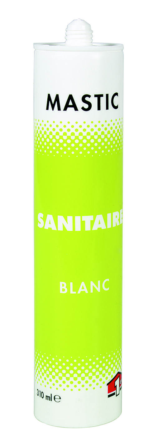 Mastic Sanitaire Silicone Blanc 280 ml - 1ER