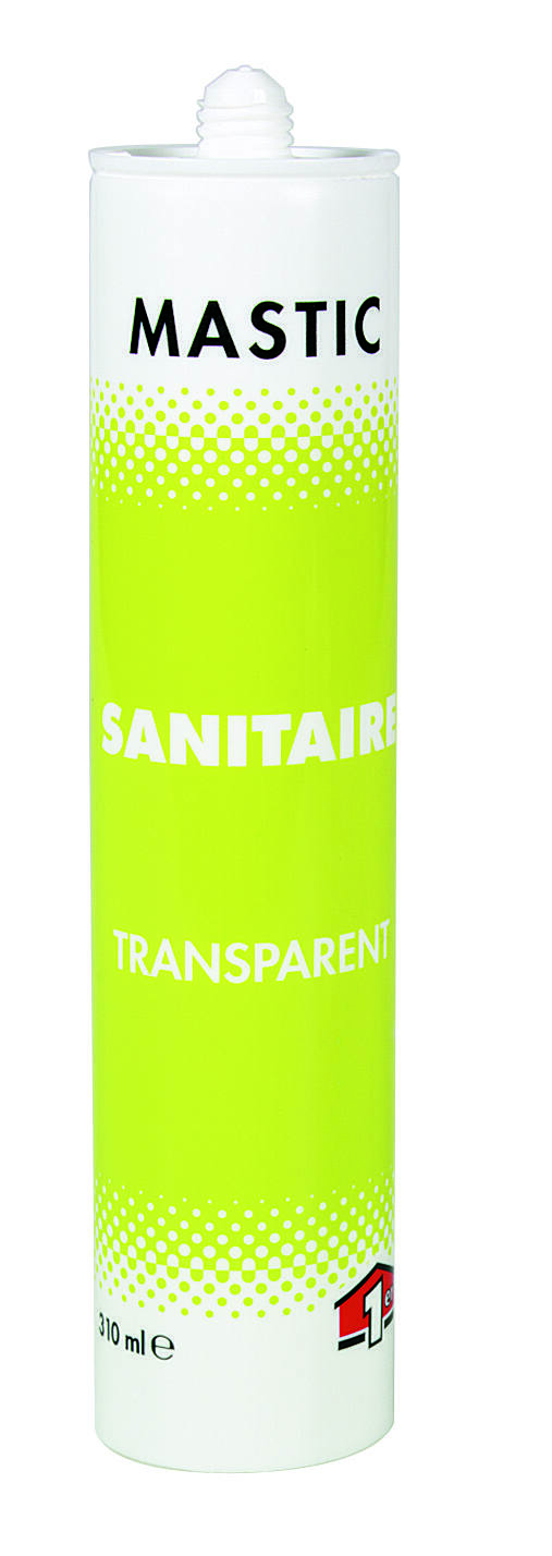 Mastic Sanitaire Silicone Transparent 280ml - 1ER
