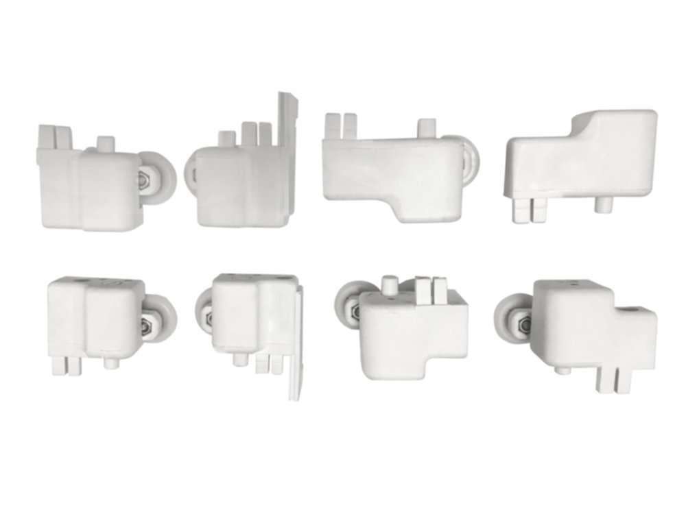 8 roulettes doubles Haut + Bas pour cabine douche Access - 1ER