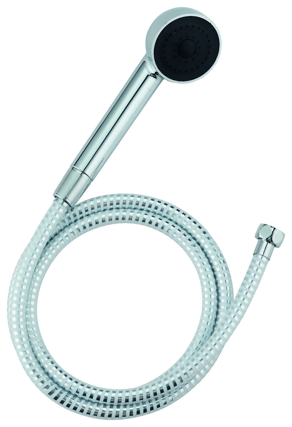 Duo douchette 1 jet 1,5 m Uno chromé - 1ER