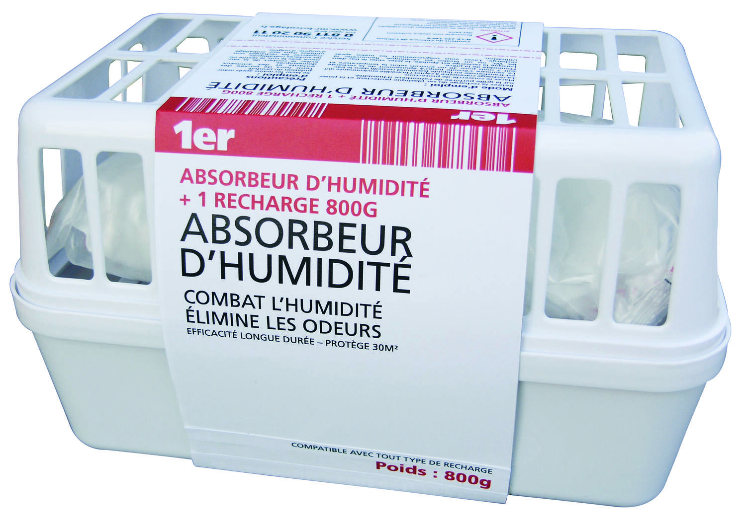 Absorbeur d'humidité large 800g neutre  prix - 1ER
