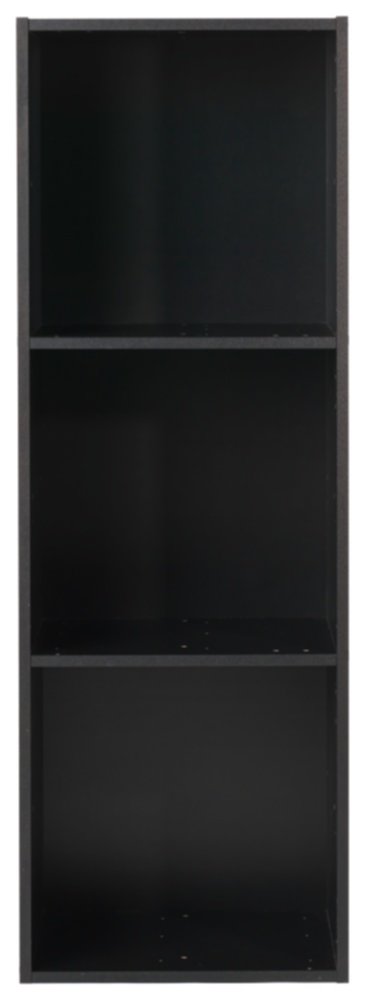 Étagère concept modulable 3 cases 34x35x102cm Noir - ALSAKAZ