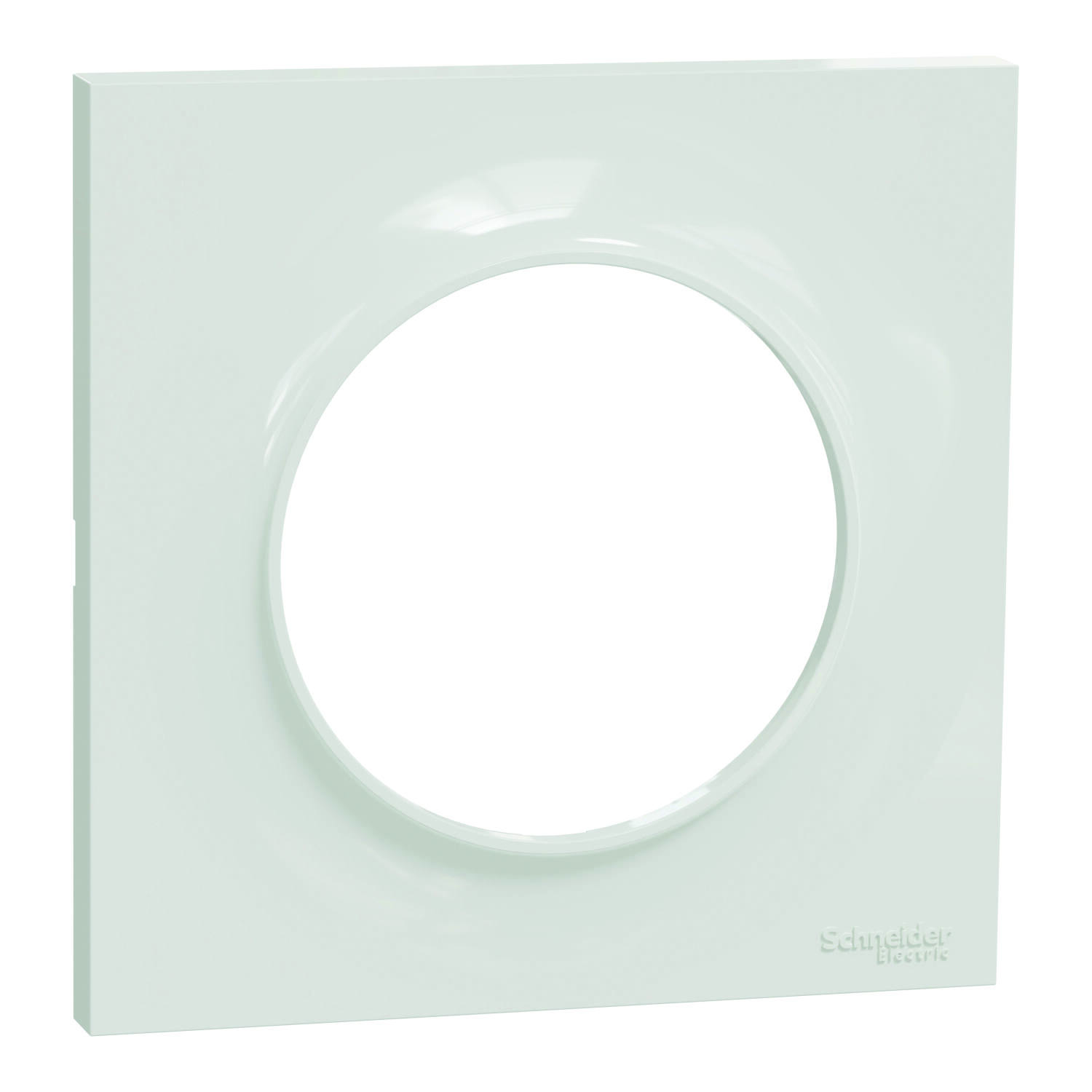 Plaque simple Odace Styl blanc - SCHNEIDER ELECTRIC