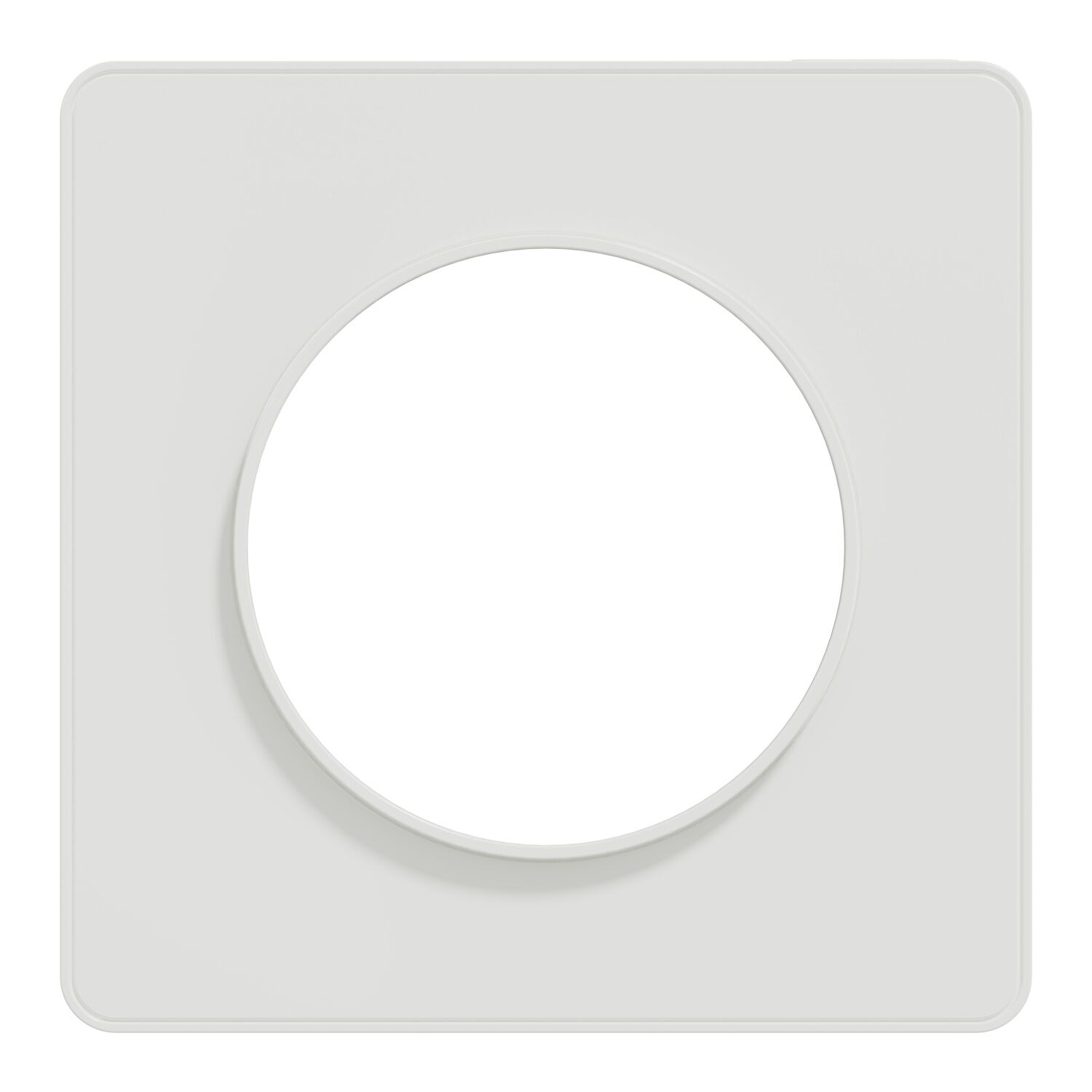 Plaque simple Odace Touch blanc - SCHNEIDER ELECTRIC