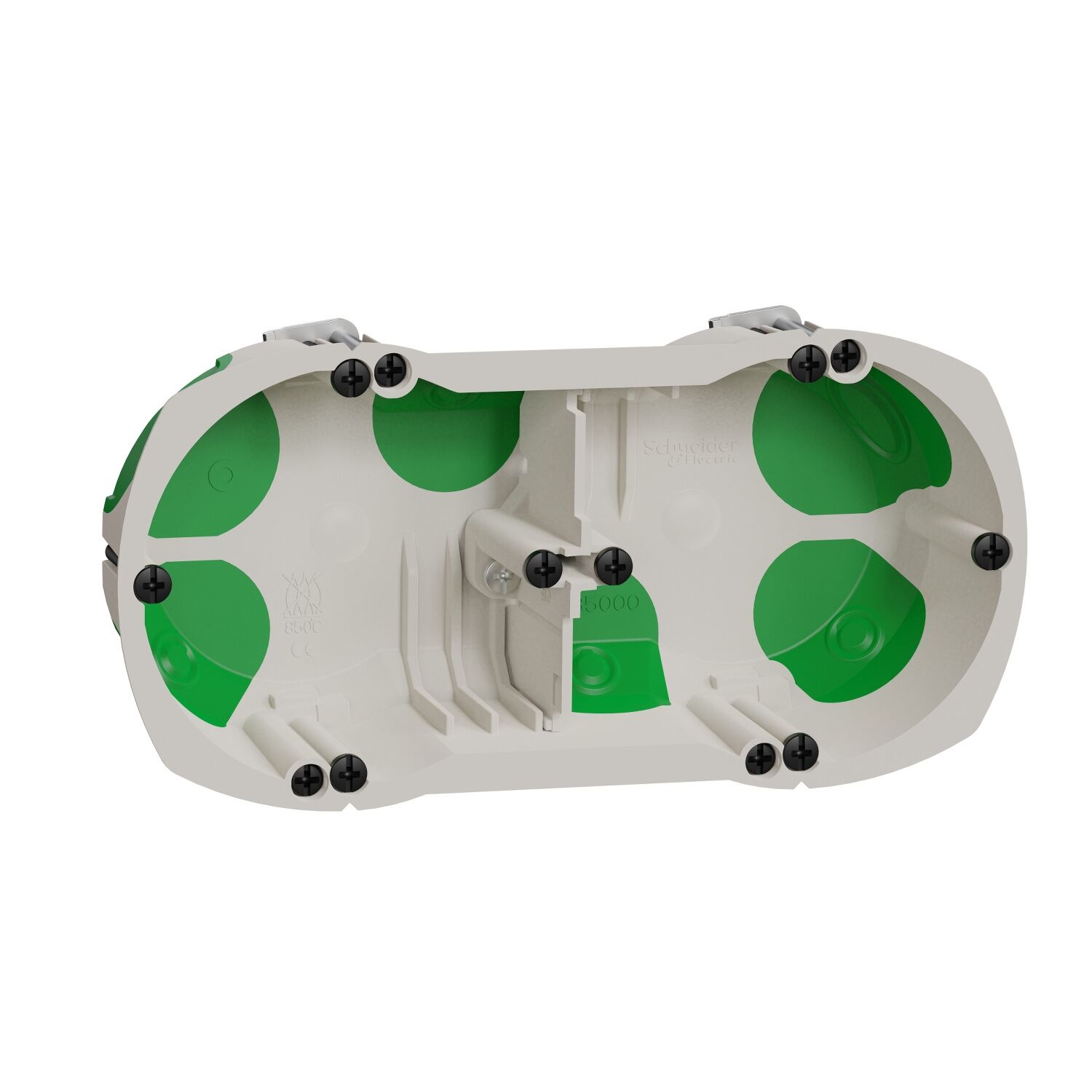 Boîte d'encastrement étanche 2 postes D67xP40mm Multifix Air - SCHNEIDER ELECTRIC