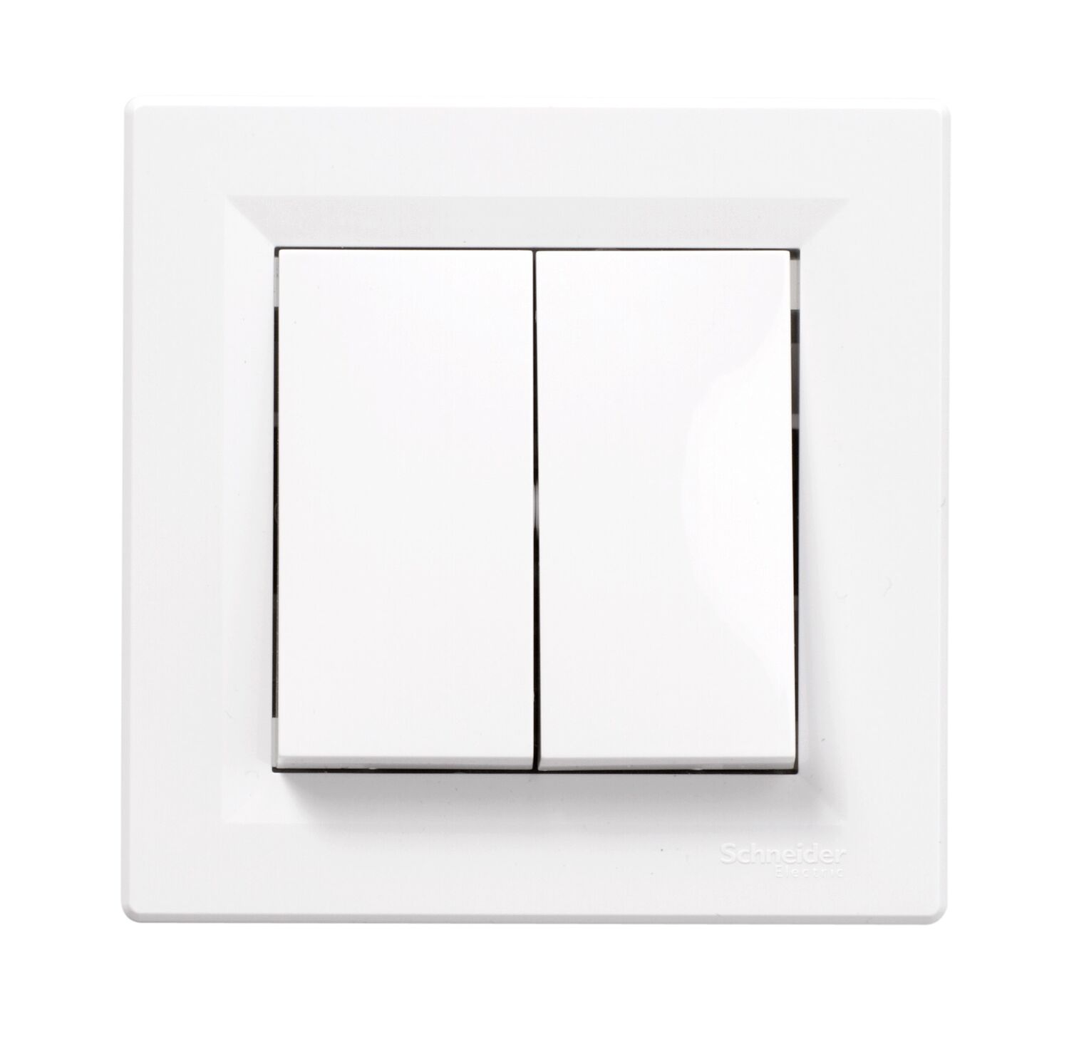 Double interrupteur va-et-vient Asfora blanc - SCHNEIDER ELECTRIC