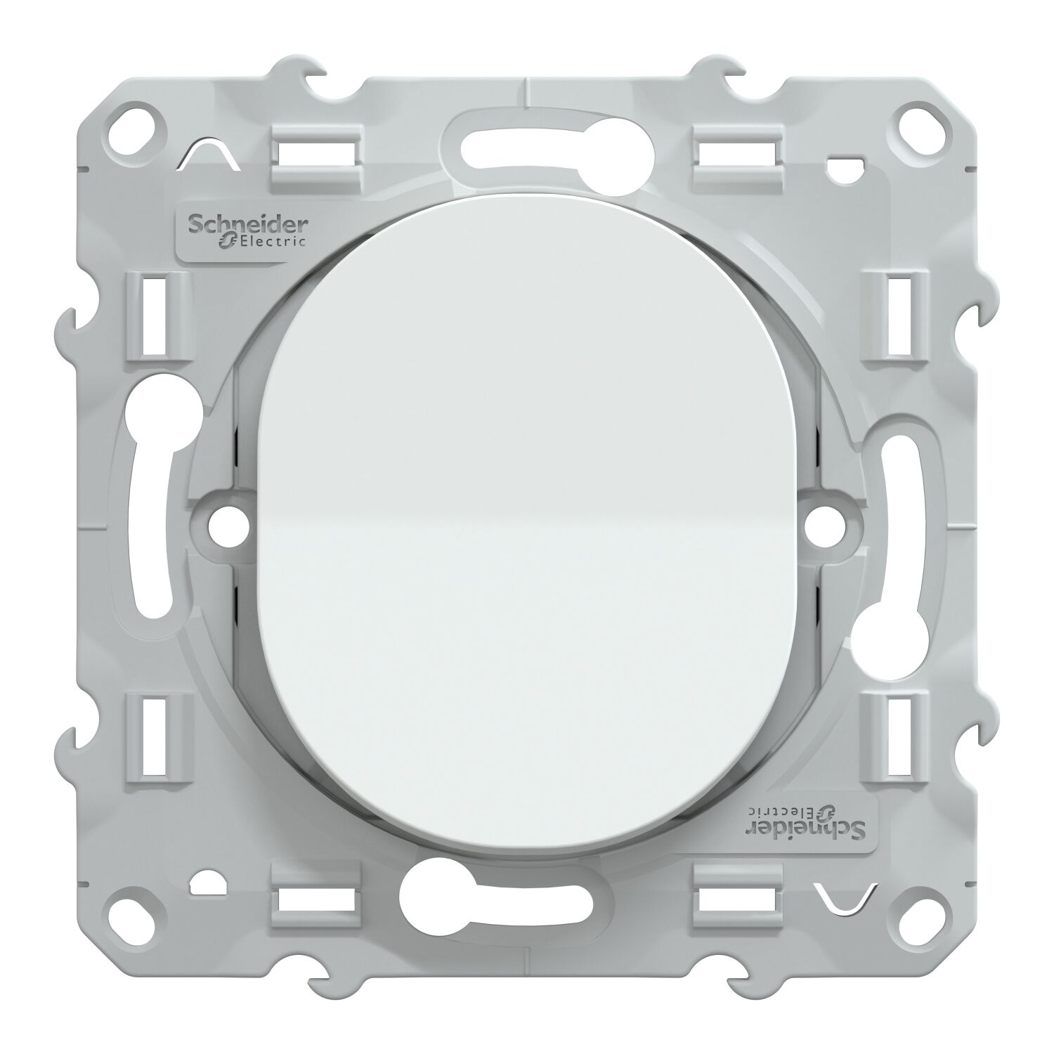 Poussoir à assembler Ovalis blanc - SCHNEIDER ELECTRIC