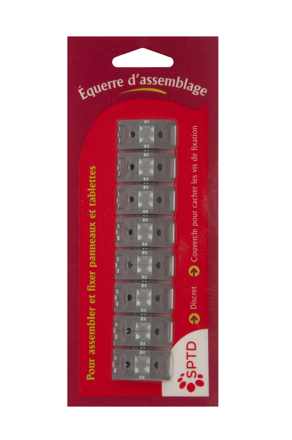 Taquets d'assemblage gris x 8 pièces - SPTD