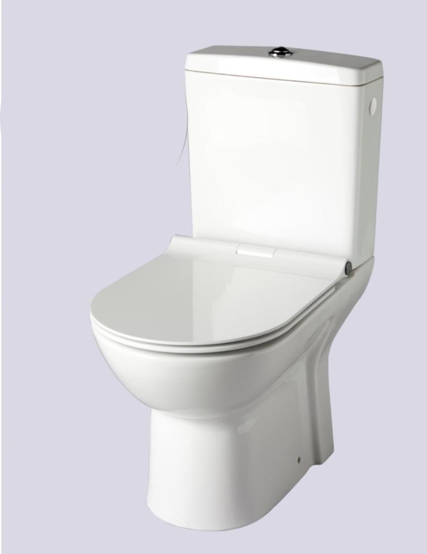 Pack WC Faro blanc 3/6L sans bride à poser