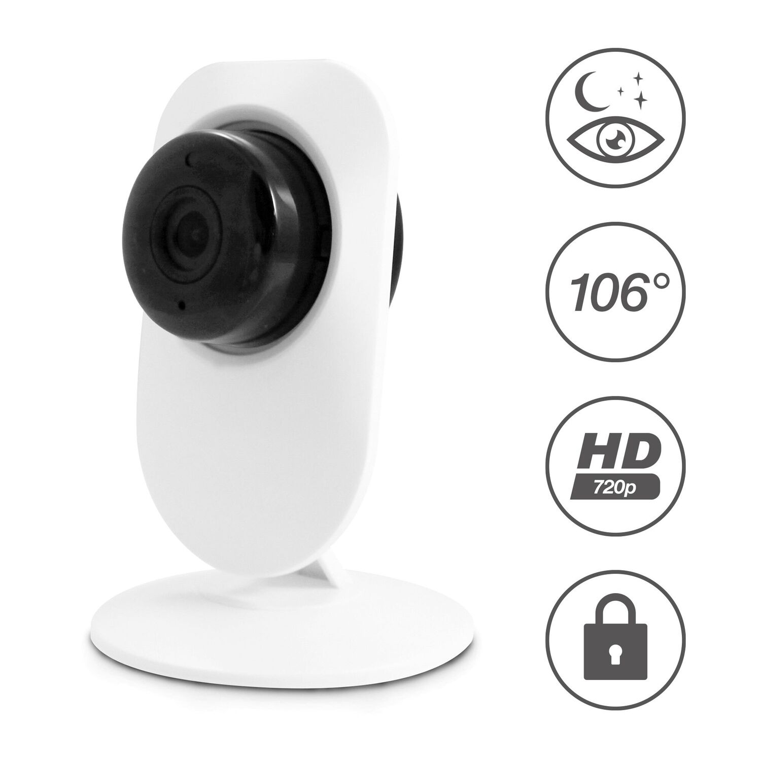 Caméra intérieure IP Wifi 720p - AVIDSEN