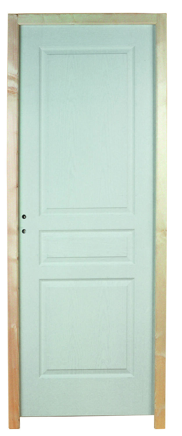 Bloc Porte Alvéolé Déco 3 Panneaux Traverse Droite 73x204cm - BALLAY