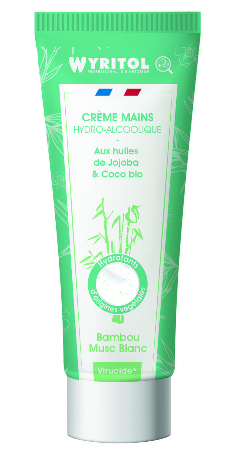 Crème hydroalcoolique bambou/musc 75ml - WYRITOL