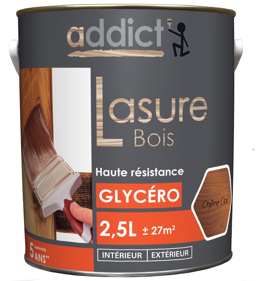 Lasure bois orange 2.5 l chêne clair