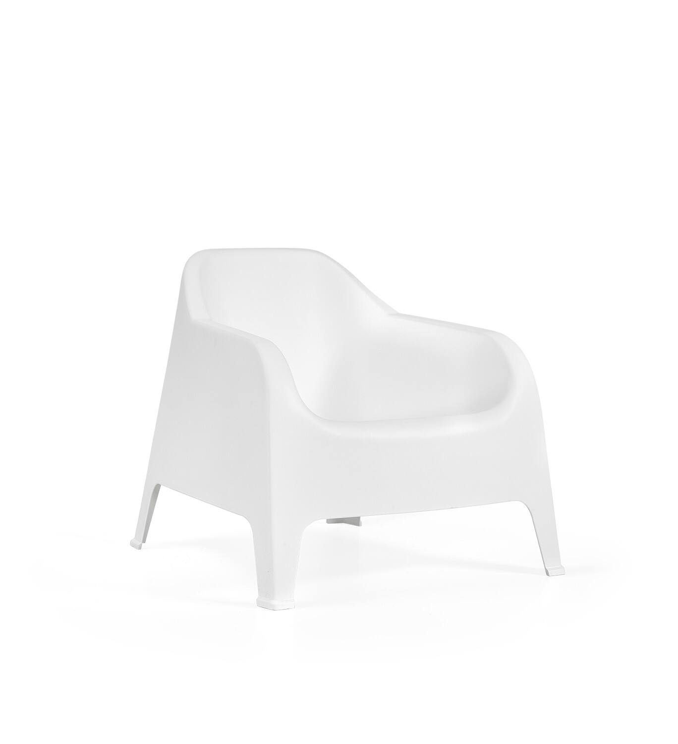 Fauteuil de jardin Baya 81x80x74cm blanc