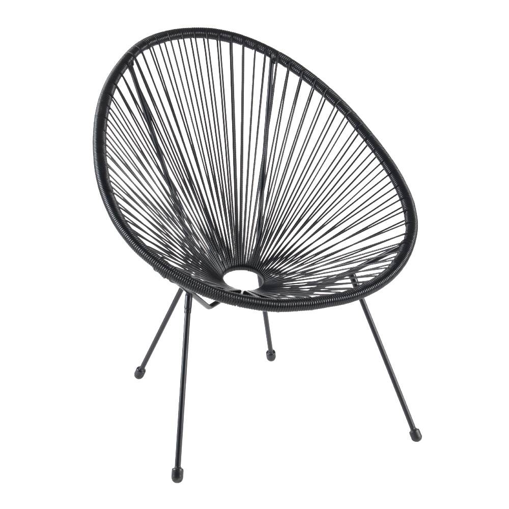 Fauteuil de jardin à fil Copacabana Noir texturé