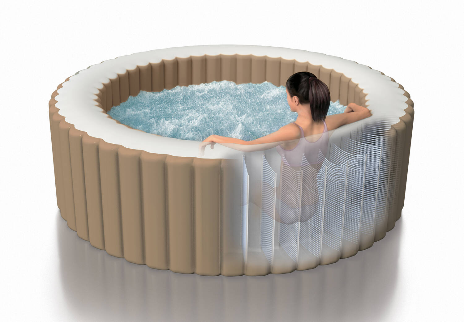 Spa Sahara 6 places Ø165cm + 2x2 cartouches - INTEX