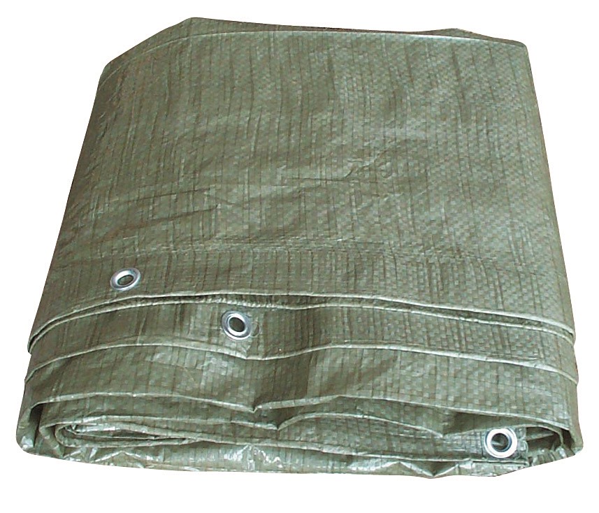 Bâche de protection Bois de chauffage 2x8m verte