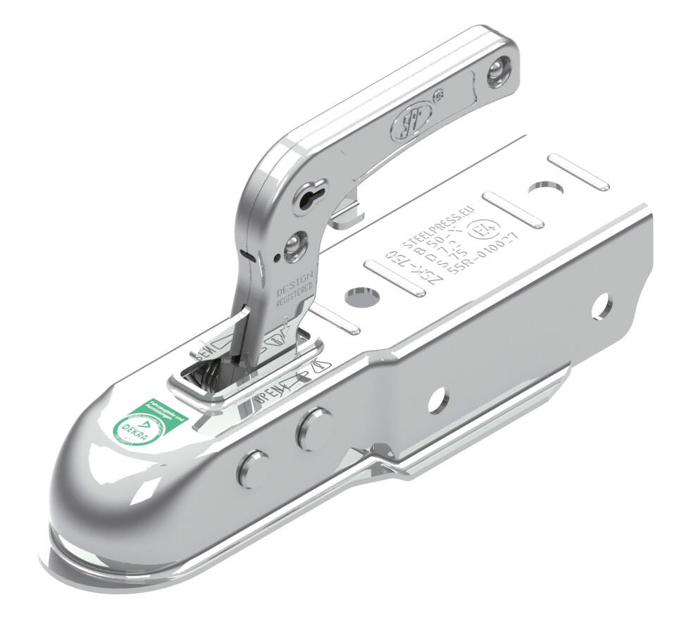 Tête d'attelage non fréinée carrée Ø60mm