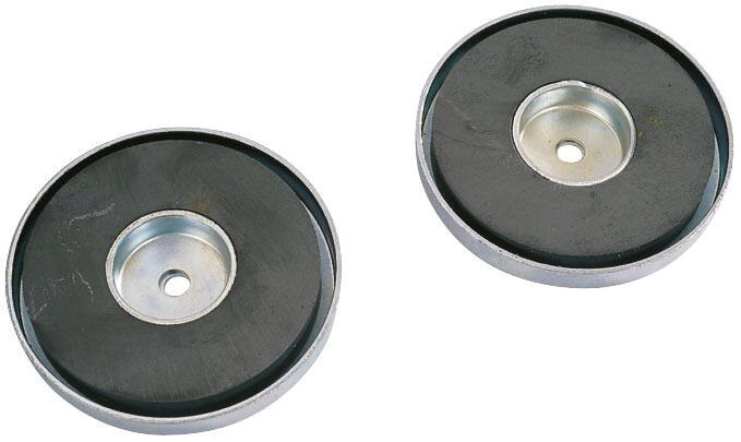 2 Plots magnétiques Ø80mm