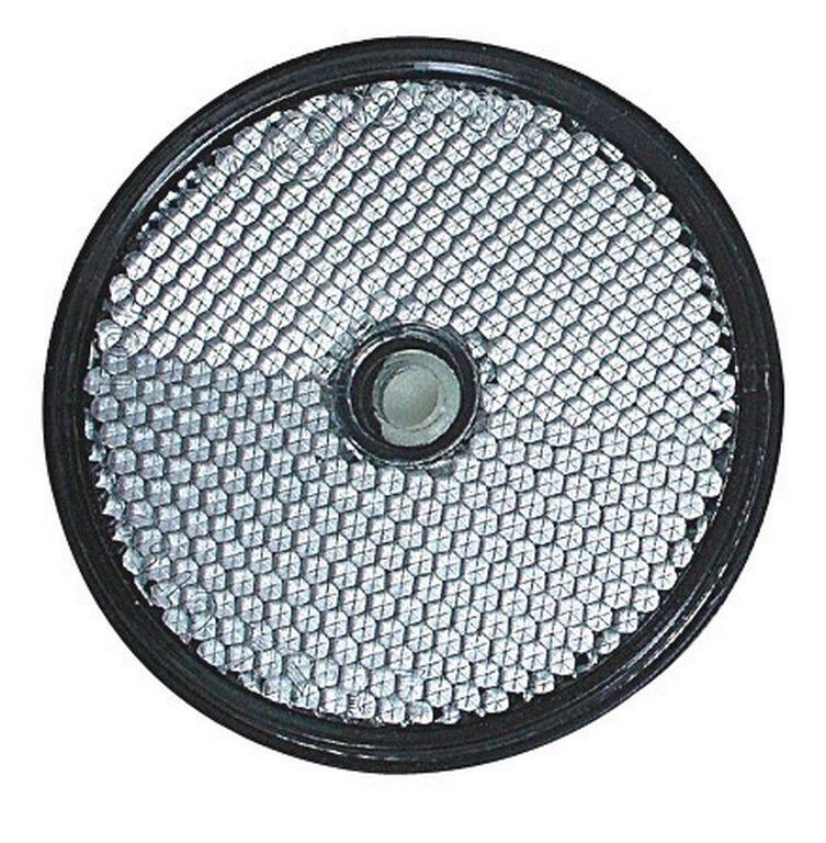 Catadioptre rond blanc visser/autocollant