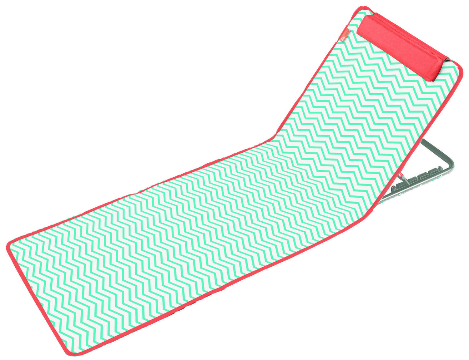 Matelas avec cale dos Clic clac des plages Bleu Denim