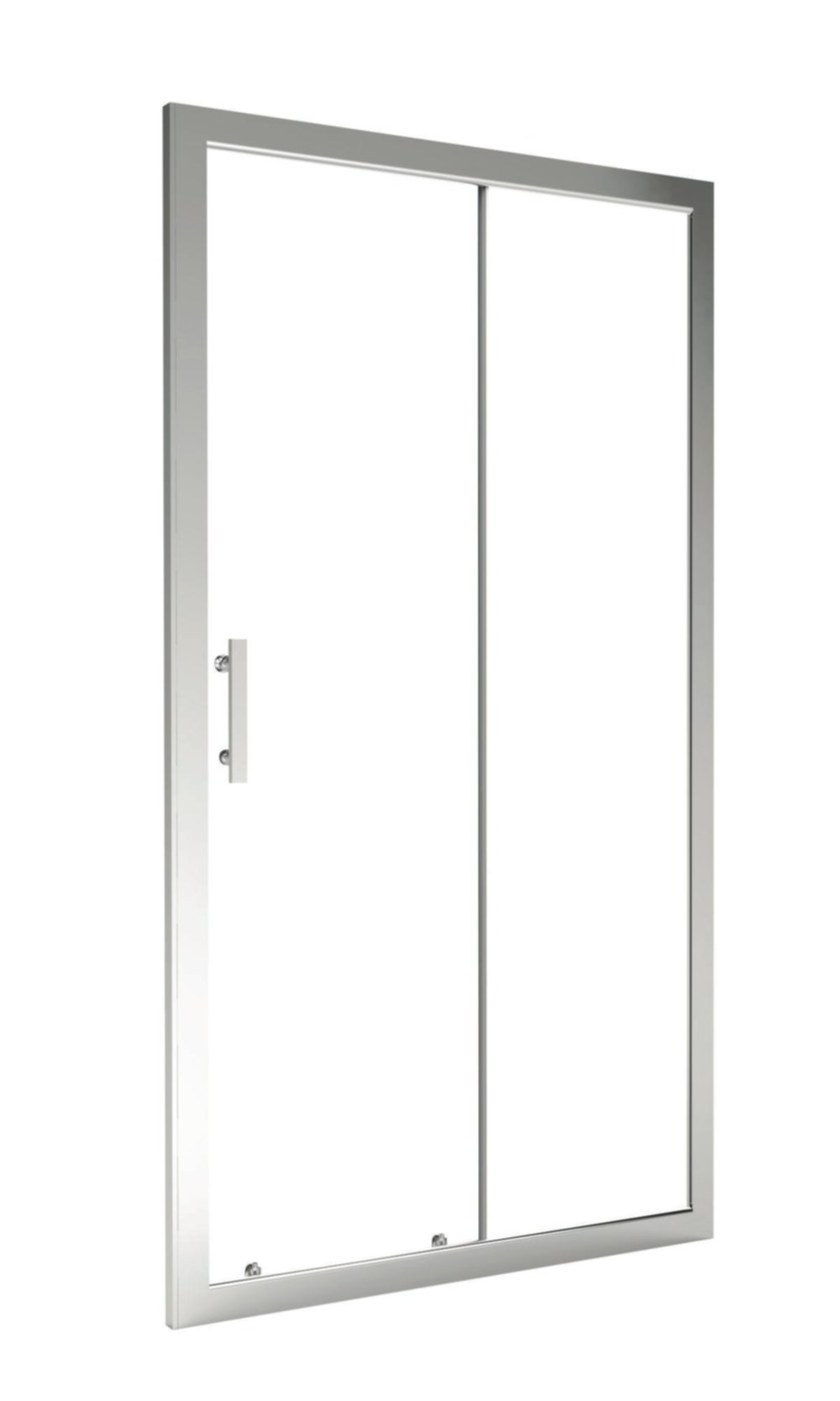 Façade Ekla coulissante chromé 100x185cm - ONDEE