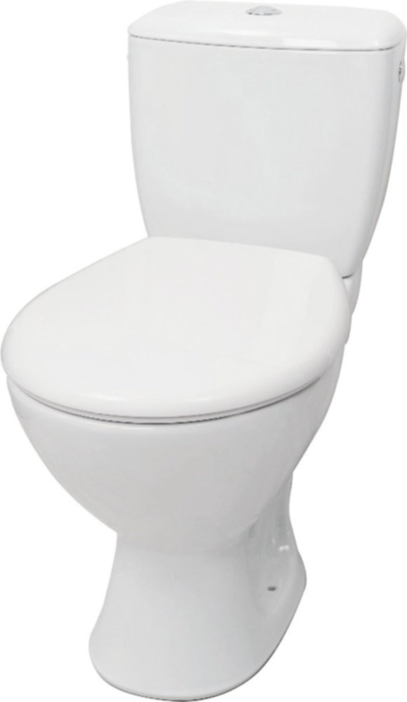 WC à poser Serti 3/6L sortie horizontale+Abattant