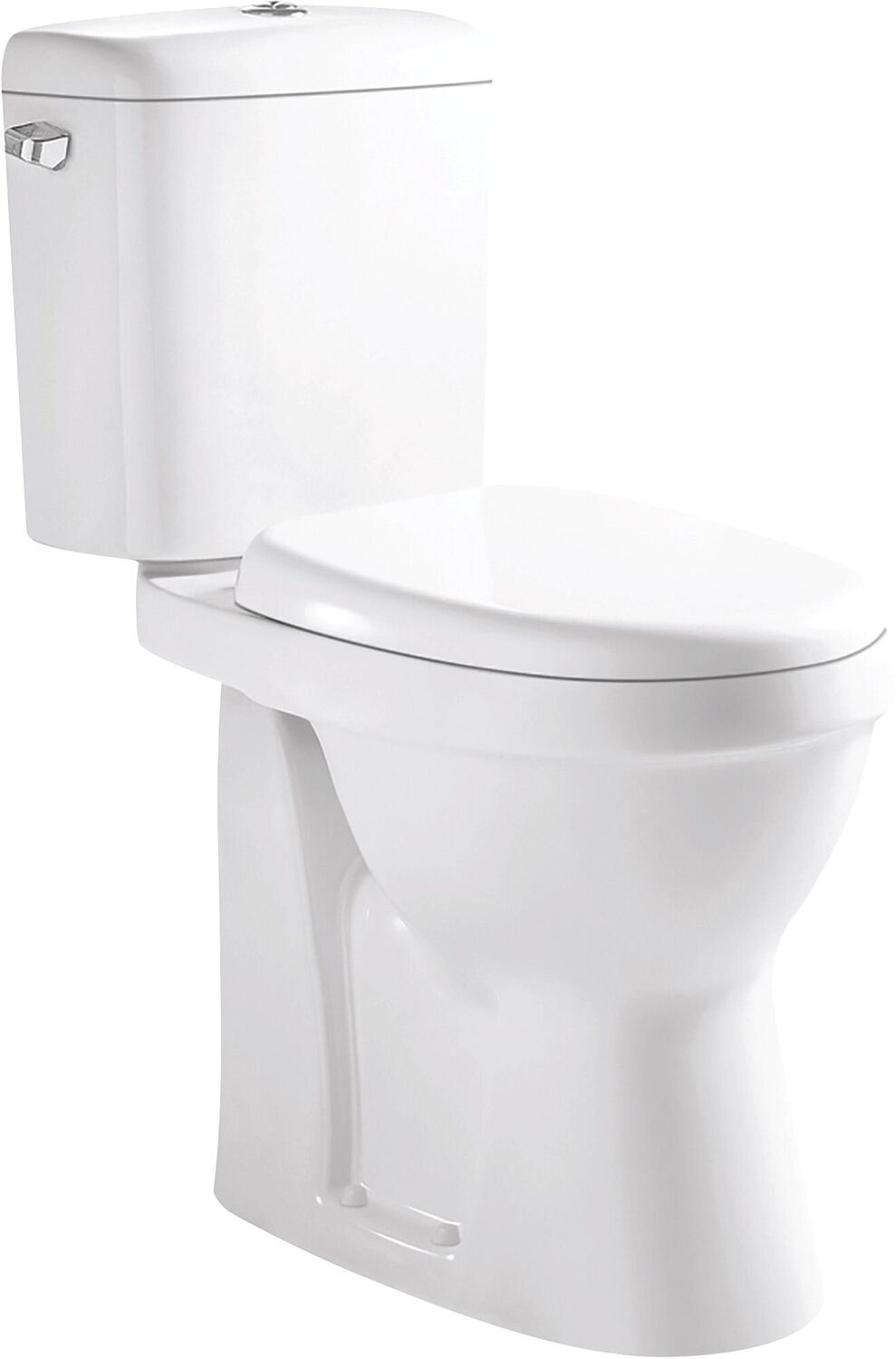 WC céramique à poser Alti 3/6L sans bride+abattant frein de chute