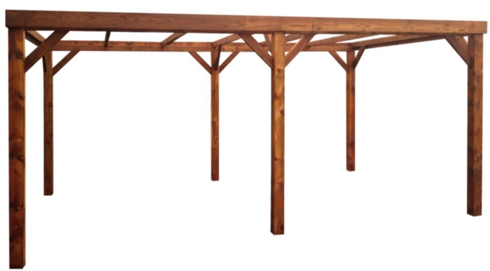 Carport en sapin traité 5,1x3m