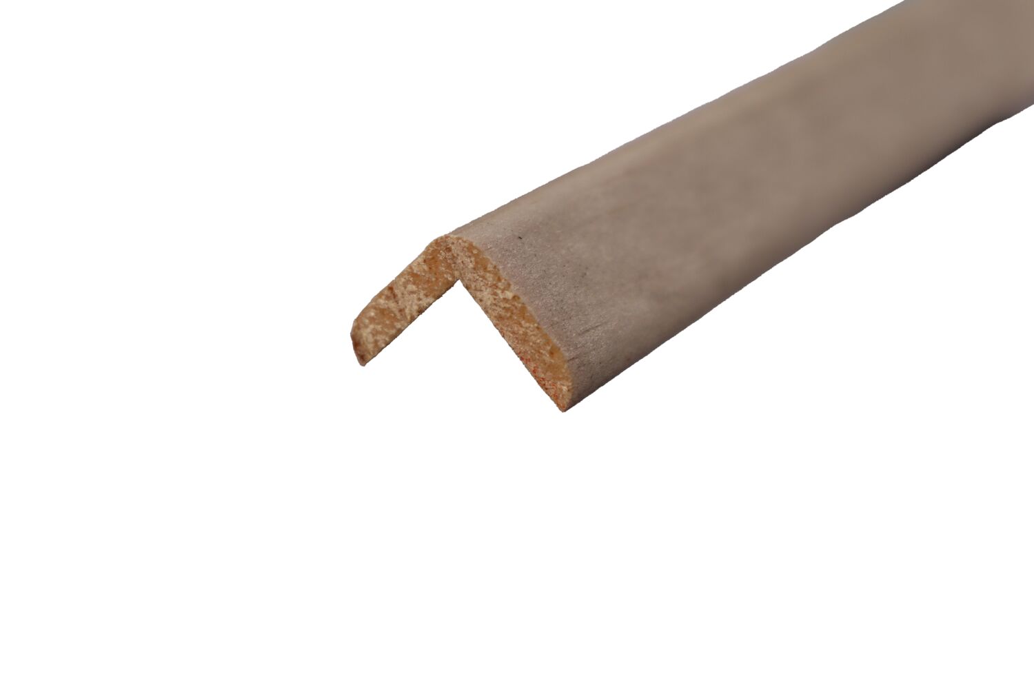 Baguette d'angle à fixer Bois Brut 3,4x3,4cmx2,4m