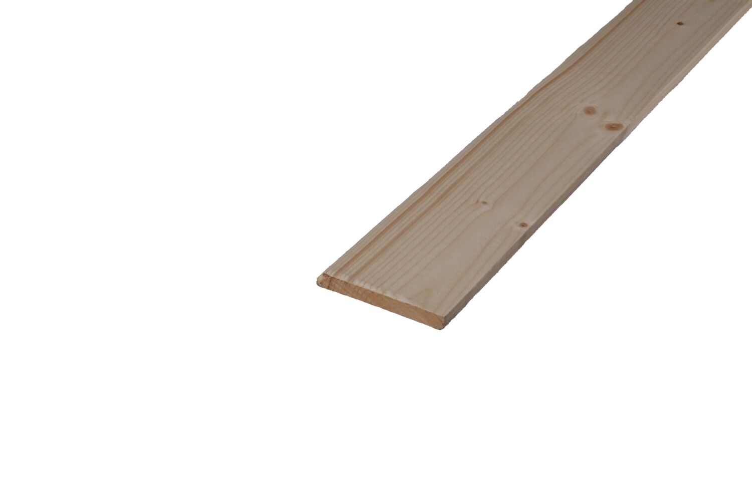 Plinthe Sapin du Nord à fixer 205x9,5x0,9cm