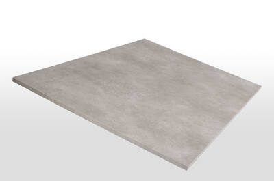 Plan de travail mélaminé 277x64x3,8cm Béton clair