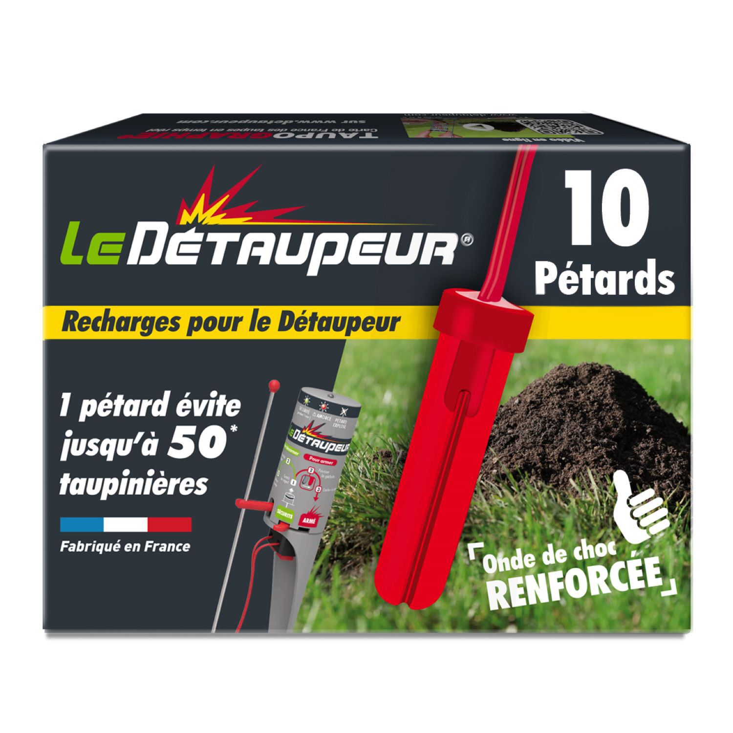 10 Recharges pour le Détaupeur - LE DETAUPEUR