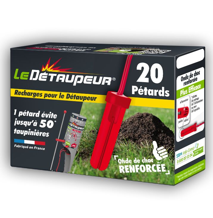 20 Recharges pour le Détaupeur - LE DETAUPEUR