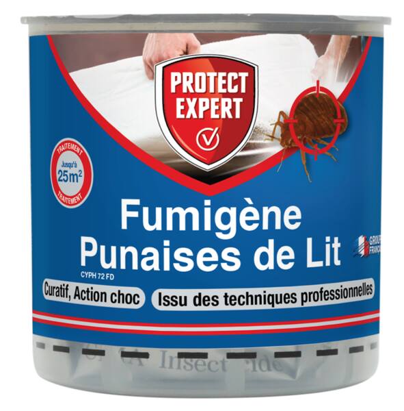 Fumigène Anti-punaises de lit, larves et acariens 10gr - PROTECT EXPERT