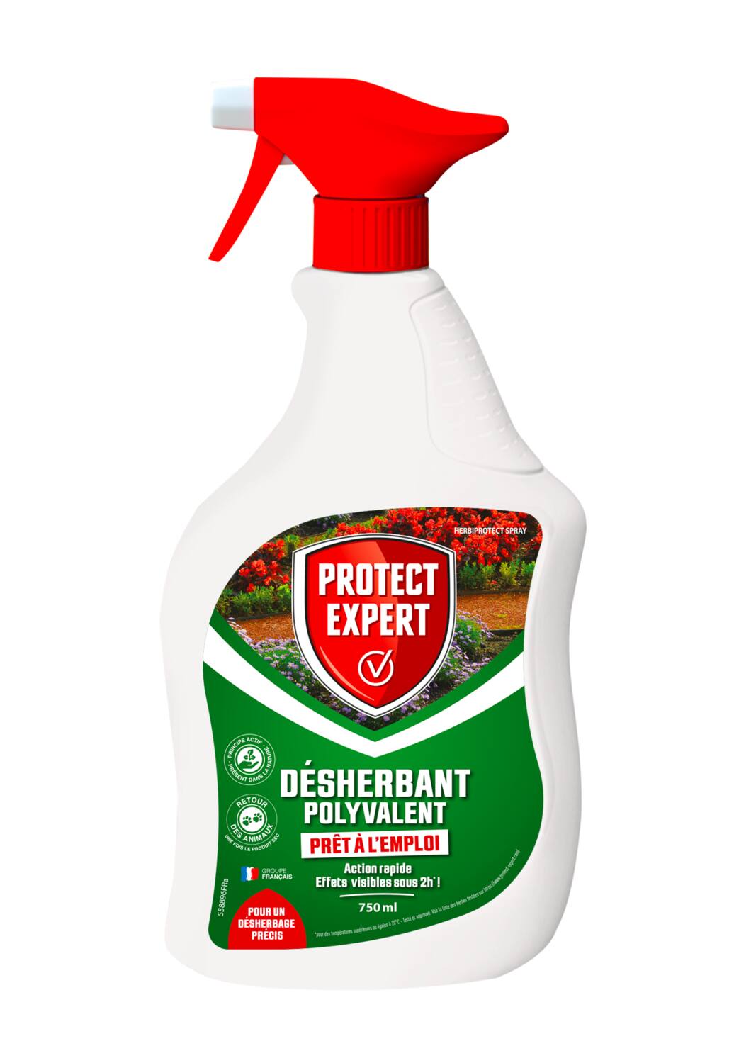 Désherbant polyvalent prêt-a-l'emploi 750ml - PROTECT EXPERT