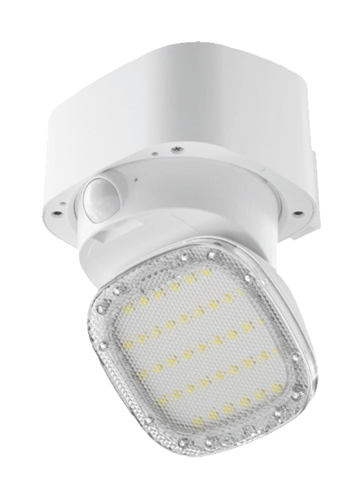 Applique solaire avec détecteur blanc chaud 2000lm