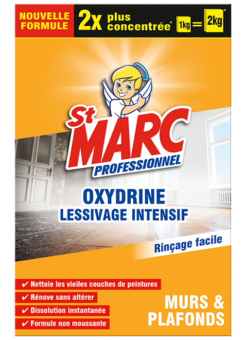 Oxydrine lessivage intensif concentré 1kg - ST MARC PROFESSIONNEL